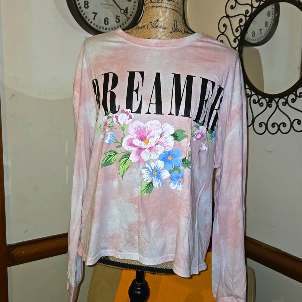 Floral Long Sleeve Graphic T-Shirt